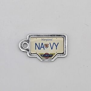 Vintage 1990 Galoob Micro Machines License Plate Maryland NAVY